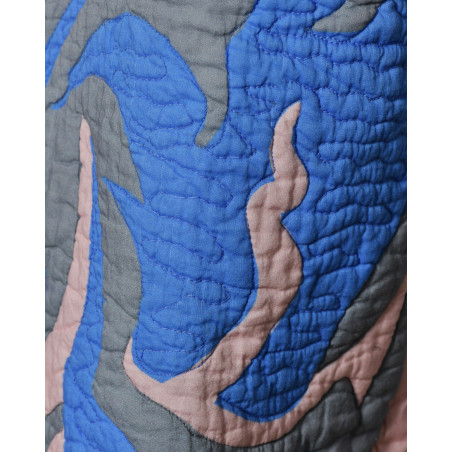 Surchemise matelassée à motifs abstraits V.de.Vinster
