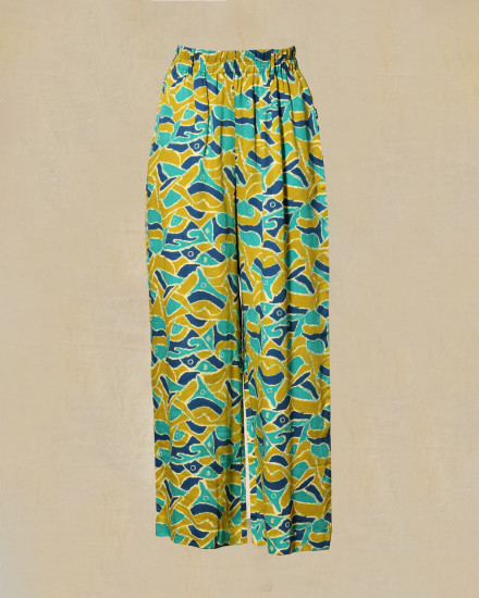 Pantalon fluide à imprimés abstraits Bella Jones