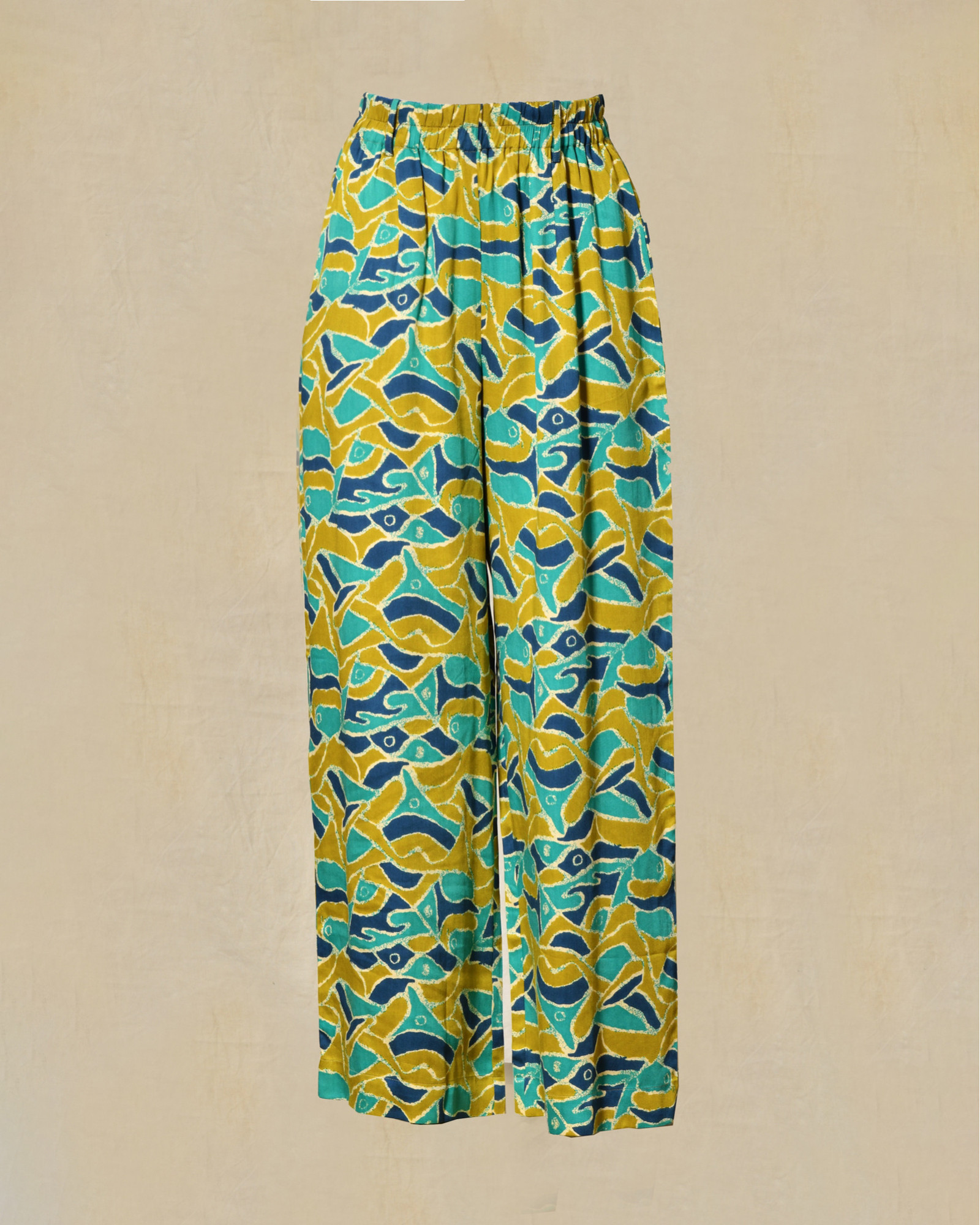 Pantalon fluide à imprimés abstraits Bella Jones