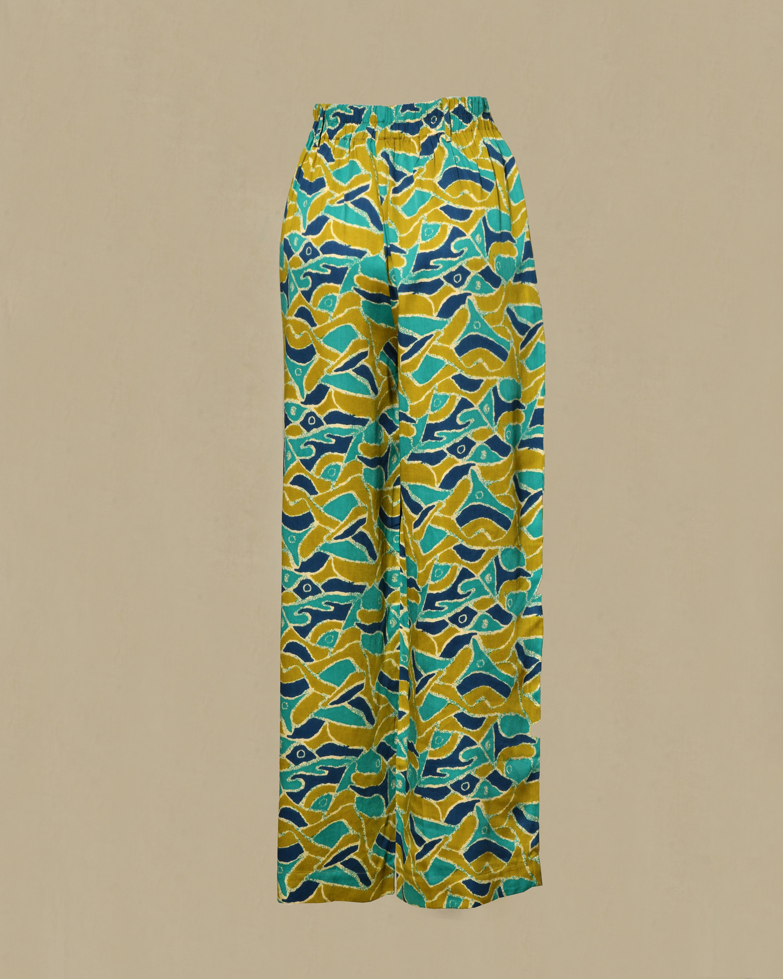 Pantalon fluide à imprimés abstraits Bella Jones