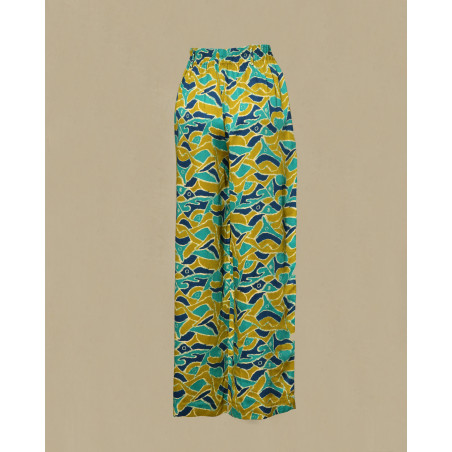 Pantalon fluide à imprimés abstraits Bella Jones
