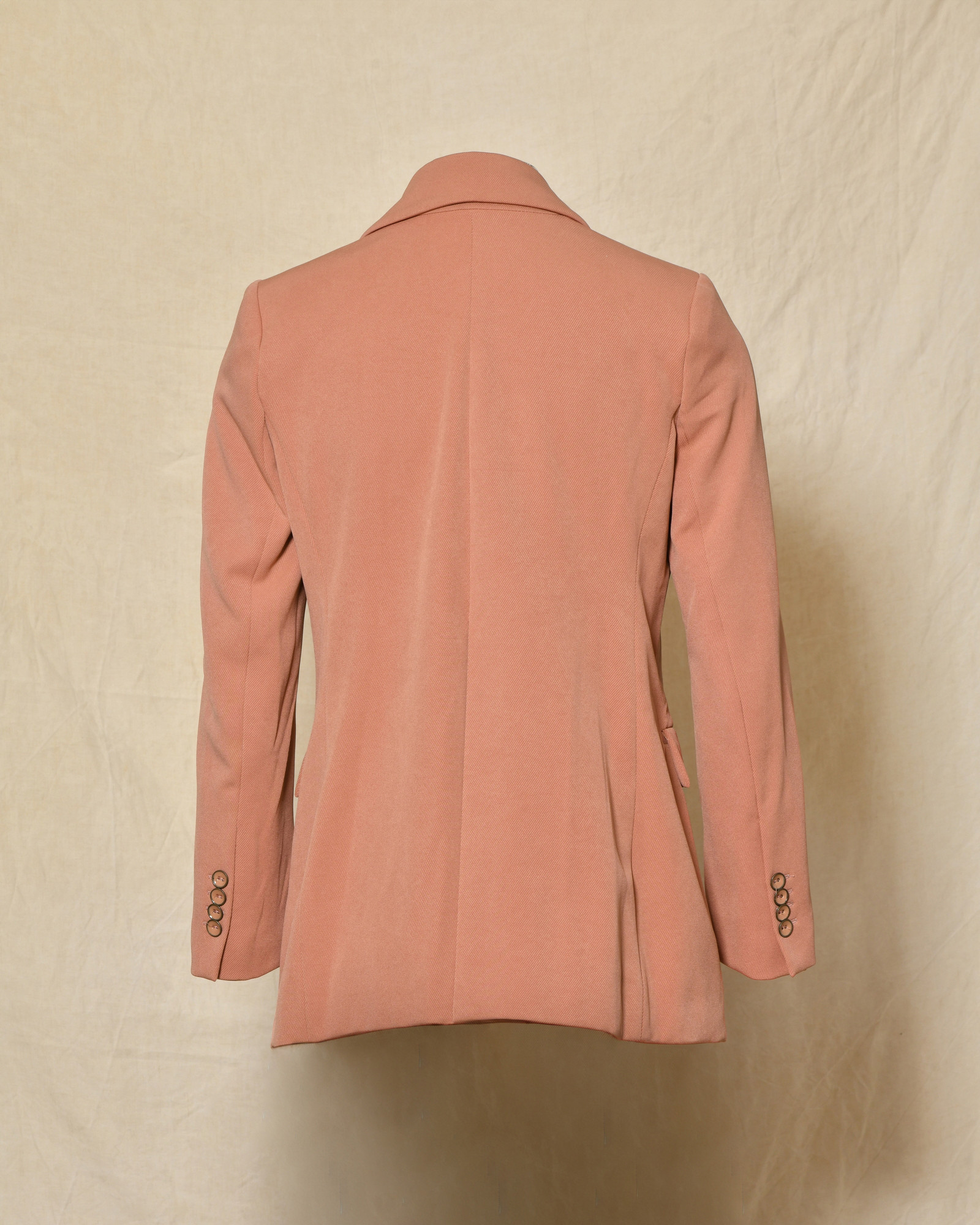 Veste blazer à double boutonnage rose Maesta