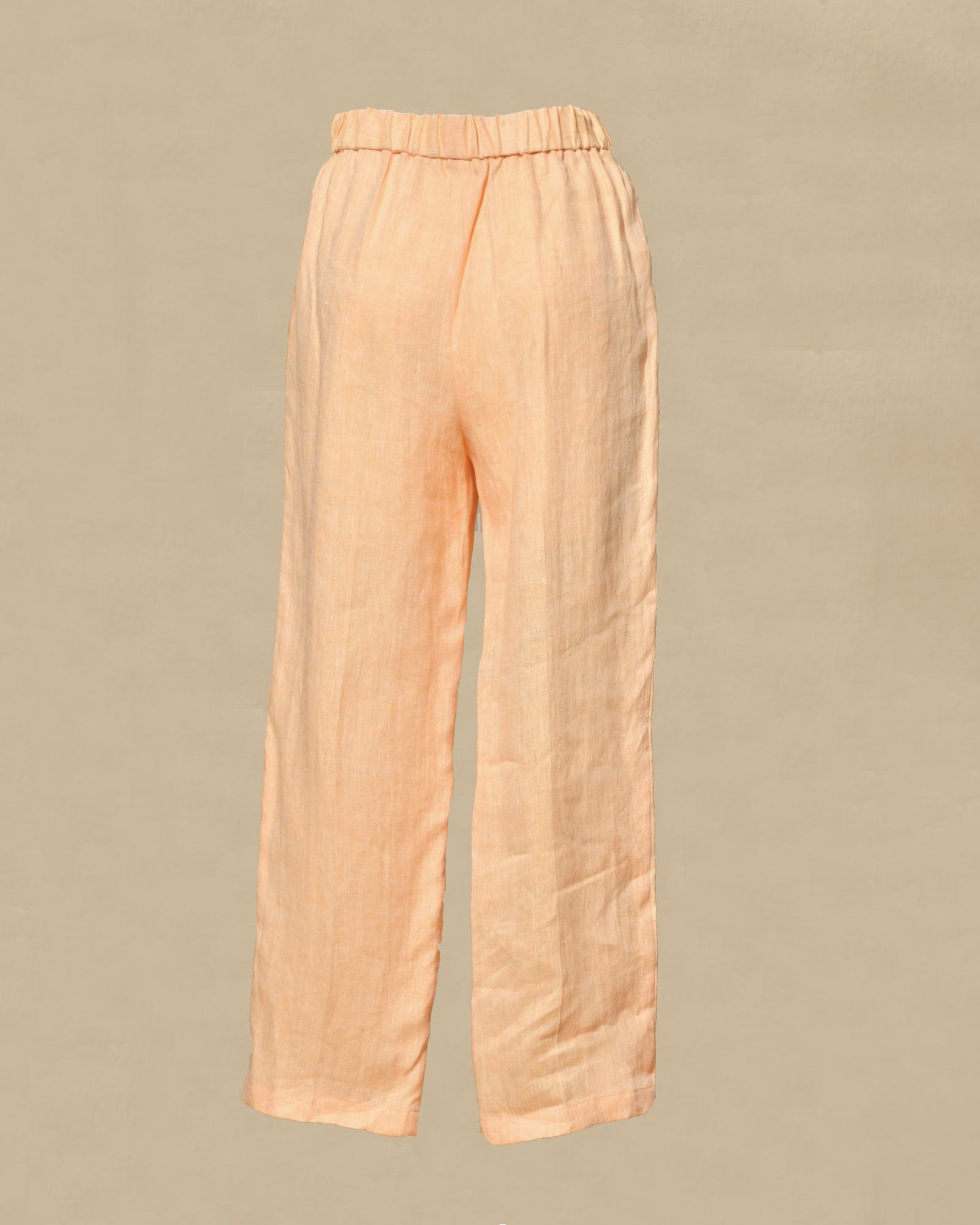 Pantalon en chanvre orange Béatrice B