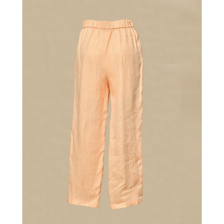 Pantalon en chanvre orange Béatrice B