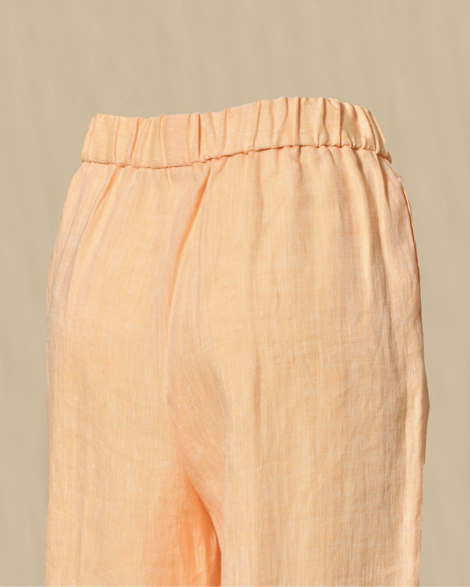 Pantalon en chanvre orange Béatrice B