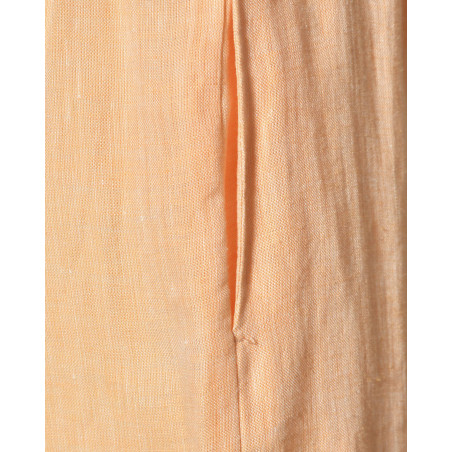 Pantalon en chanvre orange Béatrice B