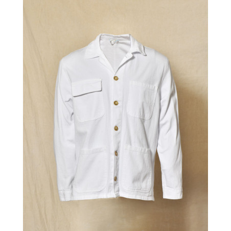 Veste en jean blanche Over-D