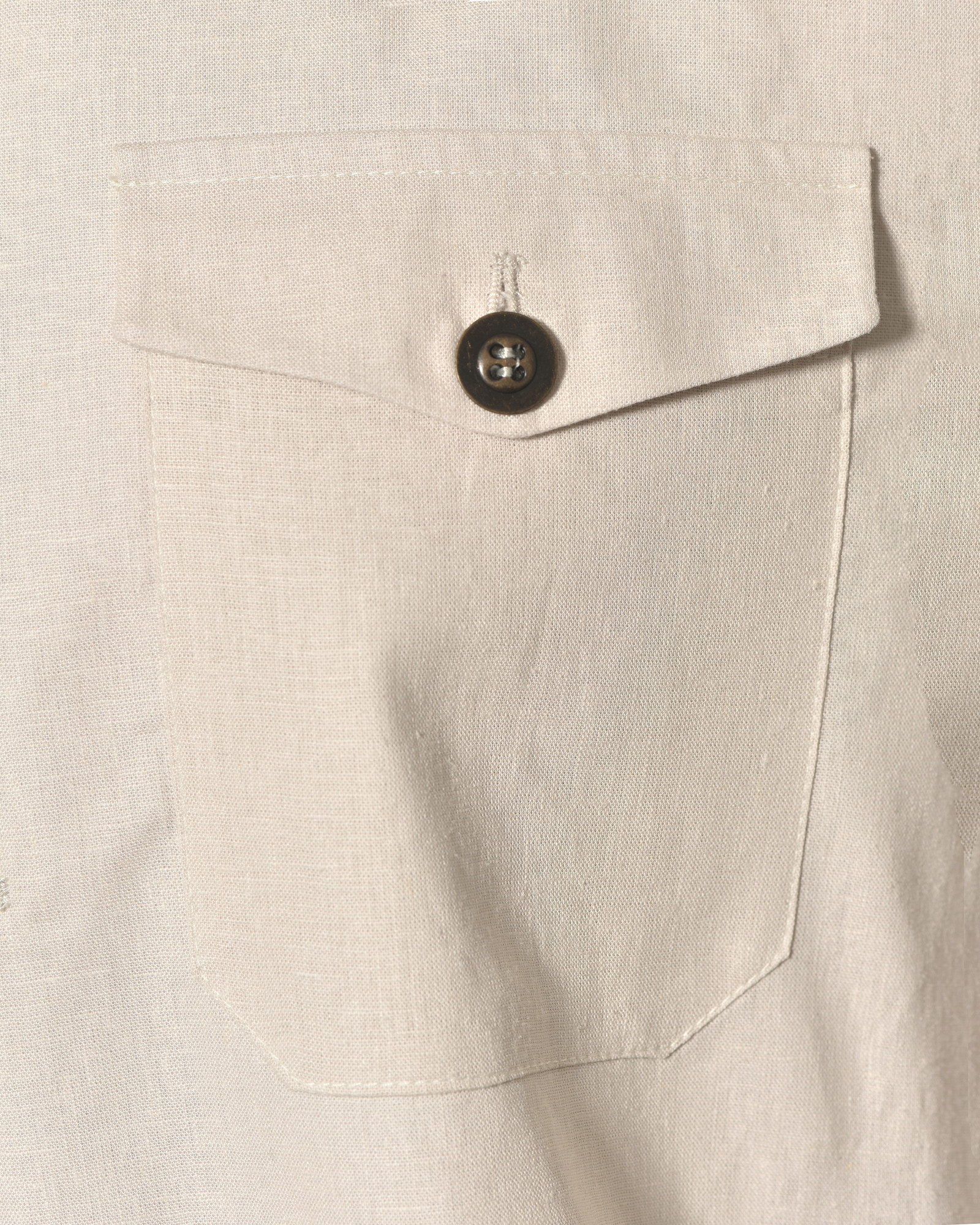 Veste légère en lin beige Over-D