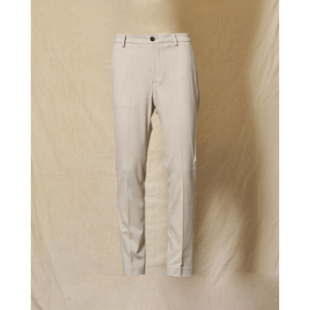 Pantalon slim beige Over-D