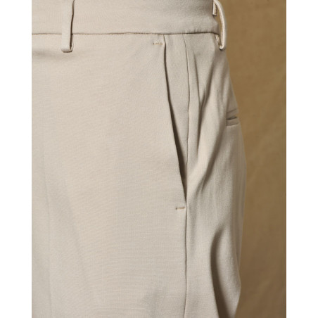 Pantalon slim beige Over-D