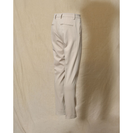 Pantalon slim beige Over-D