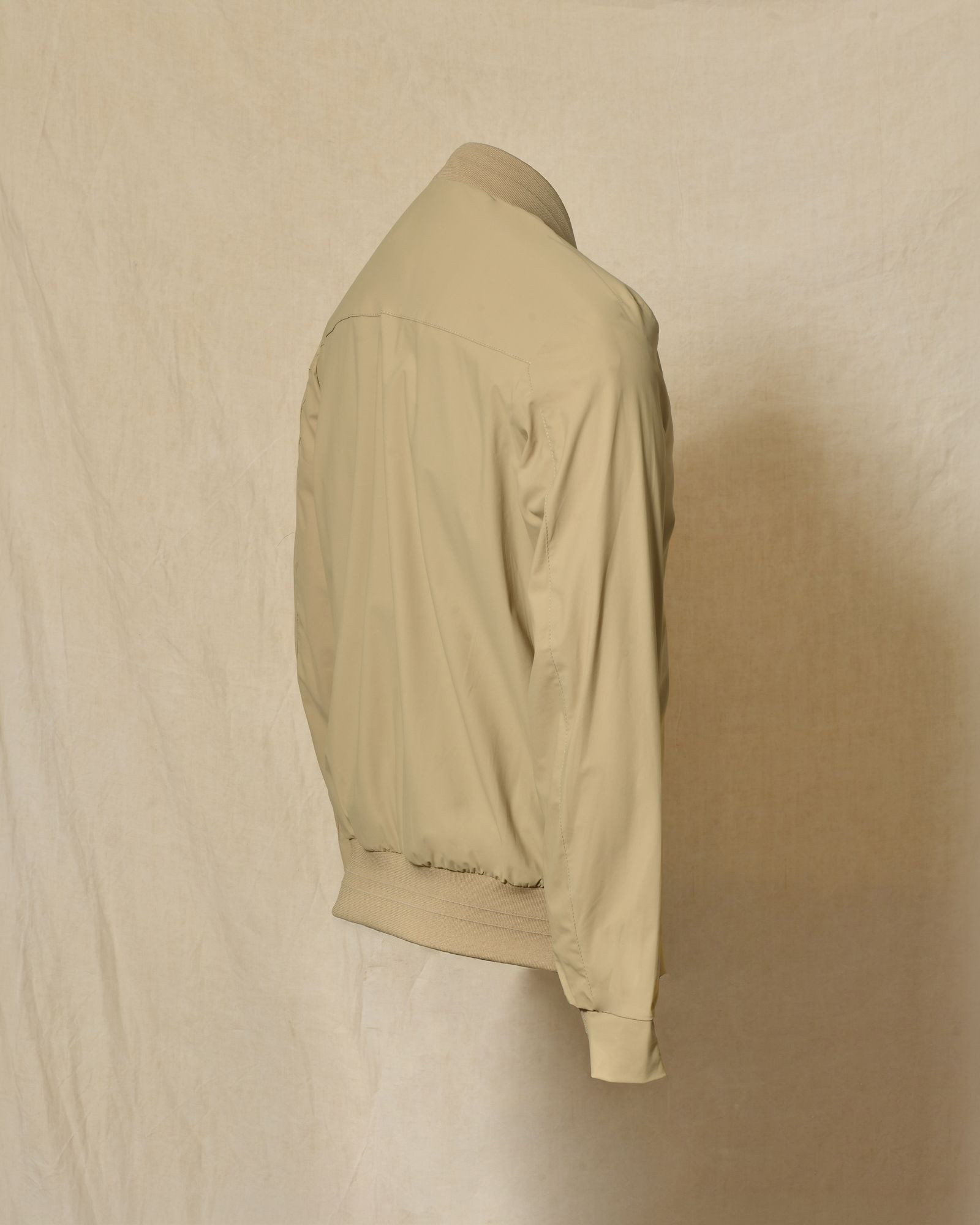 Veste bomber en nylon beige Over-D