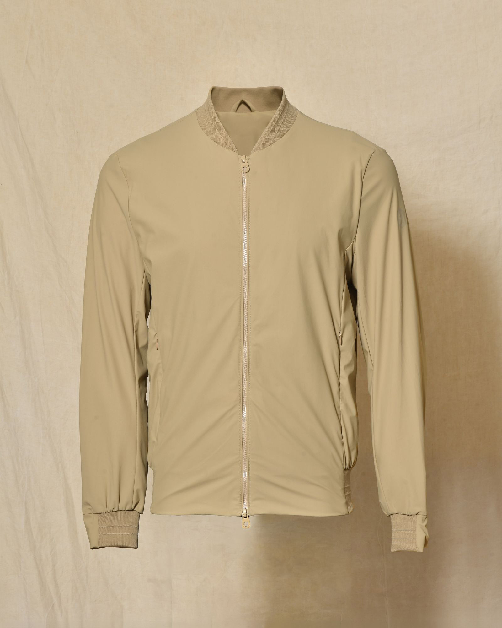 Veste bomber en nylon beige Over-D
