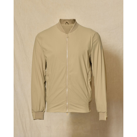 Veste bomber en nylon beige Over-D