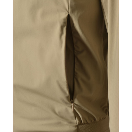 Veste bomber en nylon beige Over-D