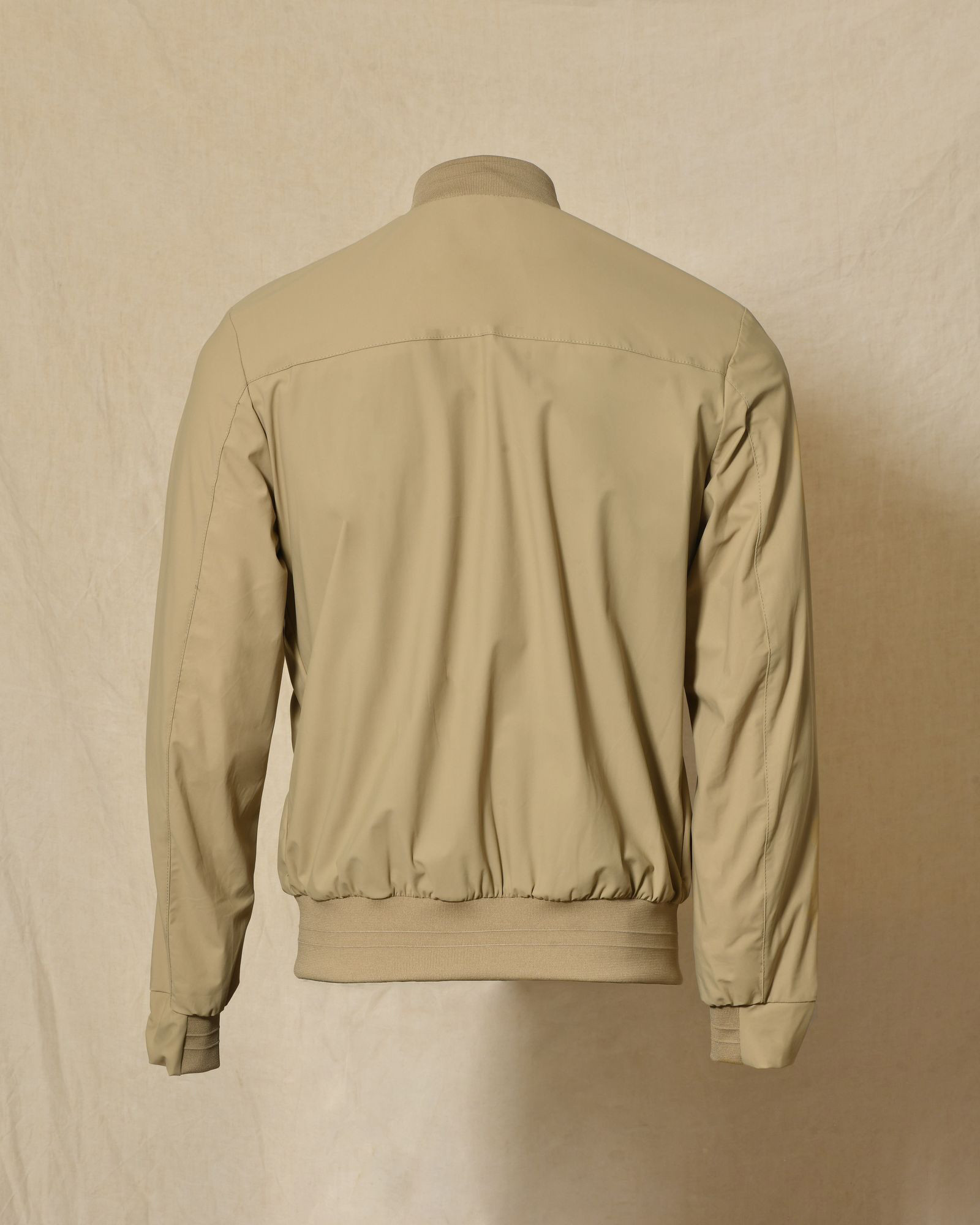 Veste bomber en nylon beige Over-D