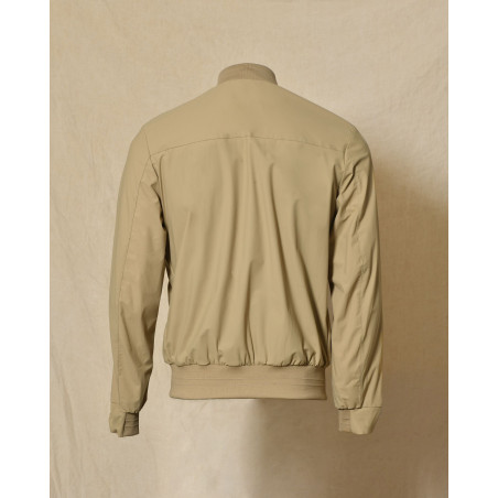Veste bomber en nylon beige Over-D