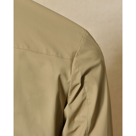 Veste bomber en nylon beige Over-D