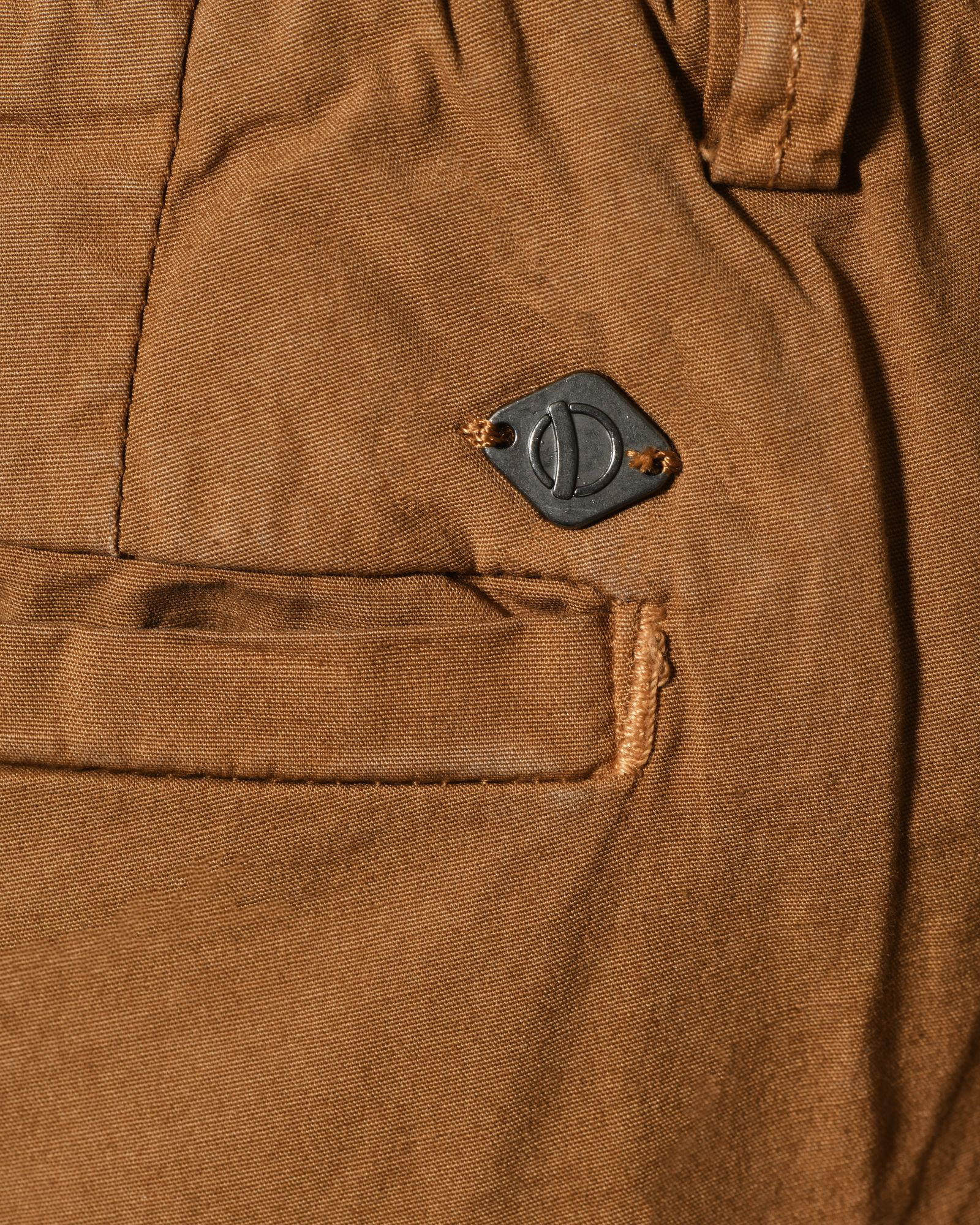 Short chino camel à taille ajustable Over-D