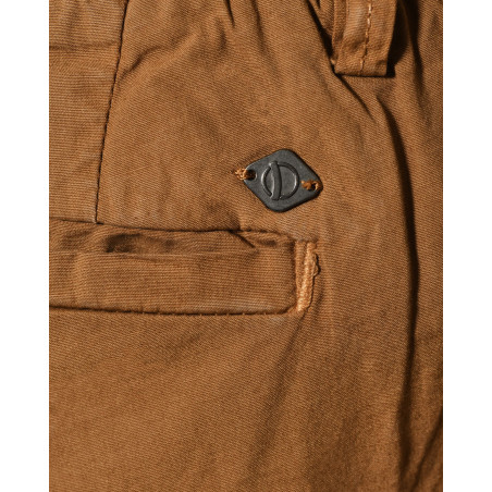 Short chino camel à taille ajustable Over-D