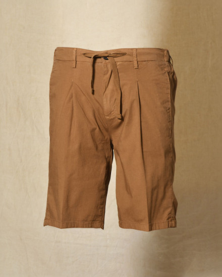 Short chino camel à taille ajustable Over-D