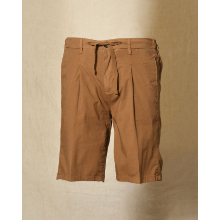 Short chino camel à taille ajustable Over-D