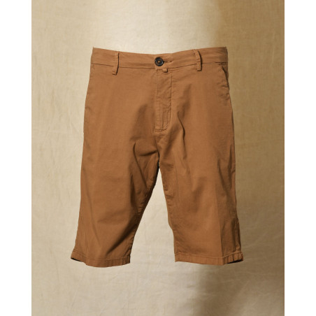 Short chino camel Over-D