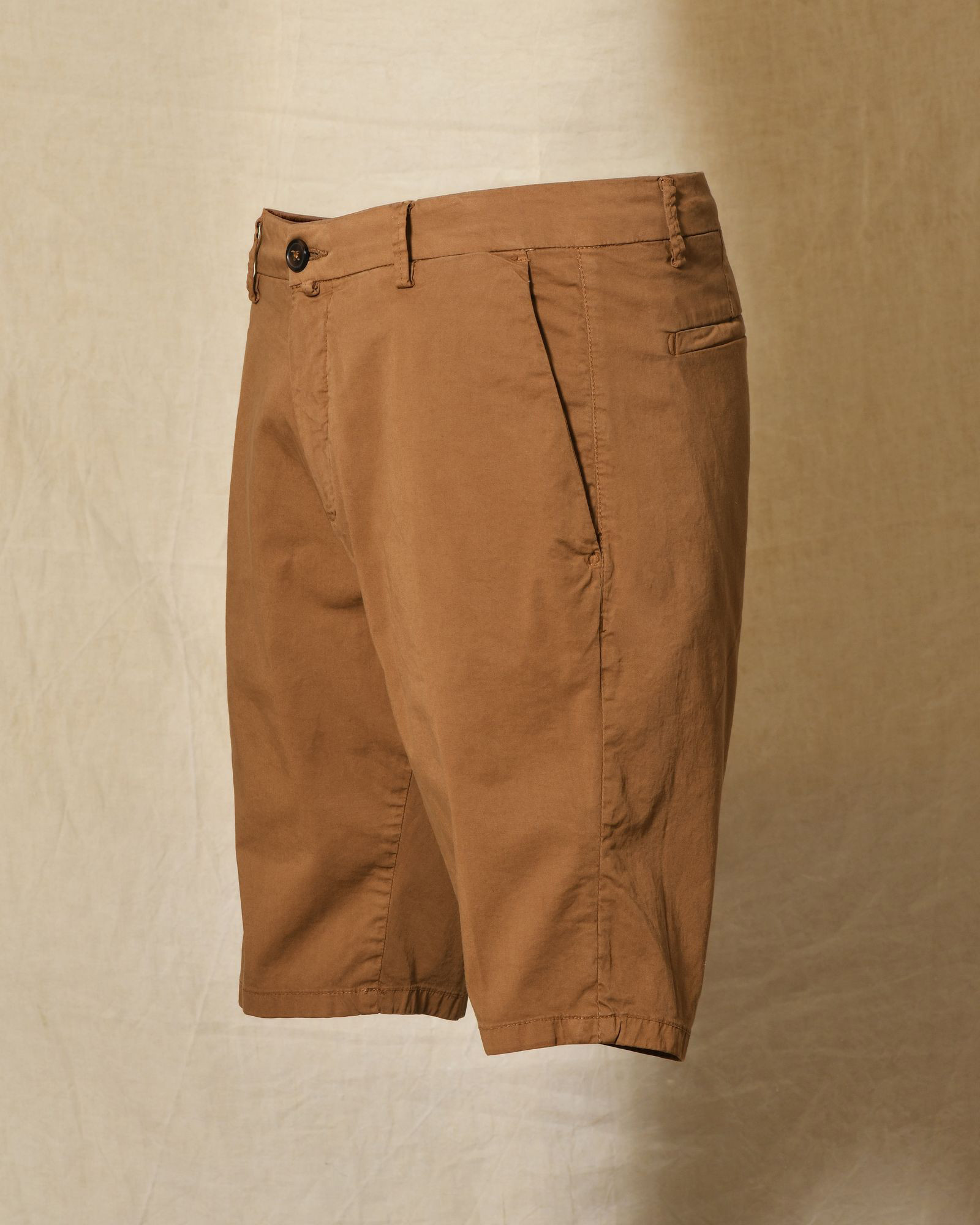 Short chino camel Over-D
