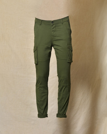 Pantalon cargo kaki Over-D