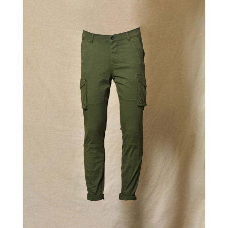 Pantalon cargo kaki Over-D