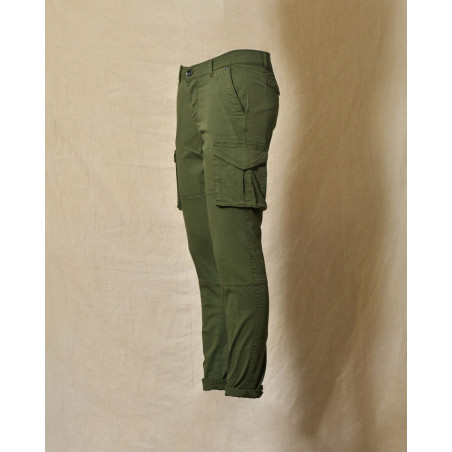 Pantalon cargo kaki Over-D