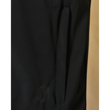 Veste coupe vent noir sans manche Over-D