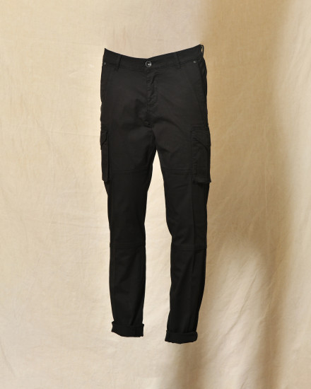 Pantalon cargo noir Over-D