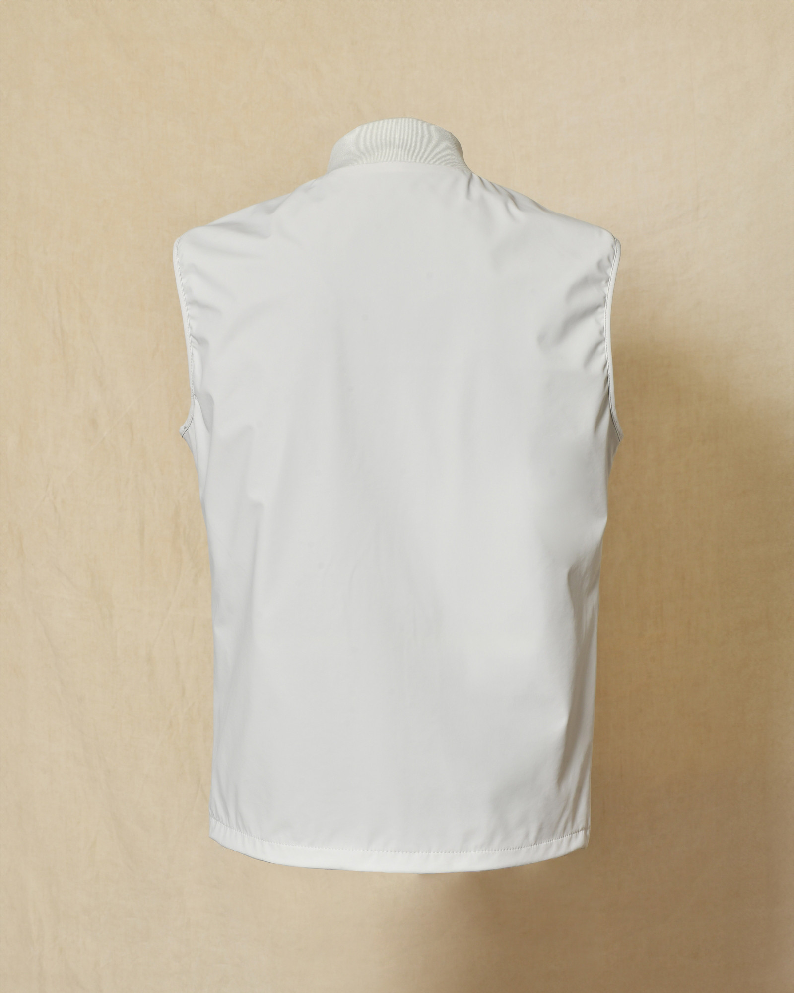 Veste coupe vent grise sans manche Over-D