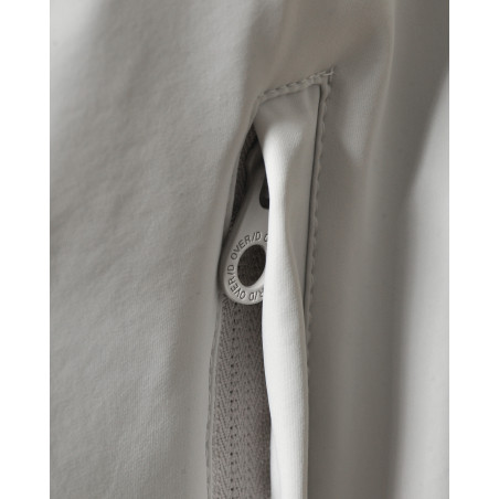 Veste coupe vent grise sans manche Over-D
