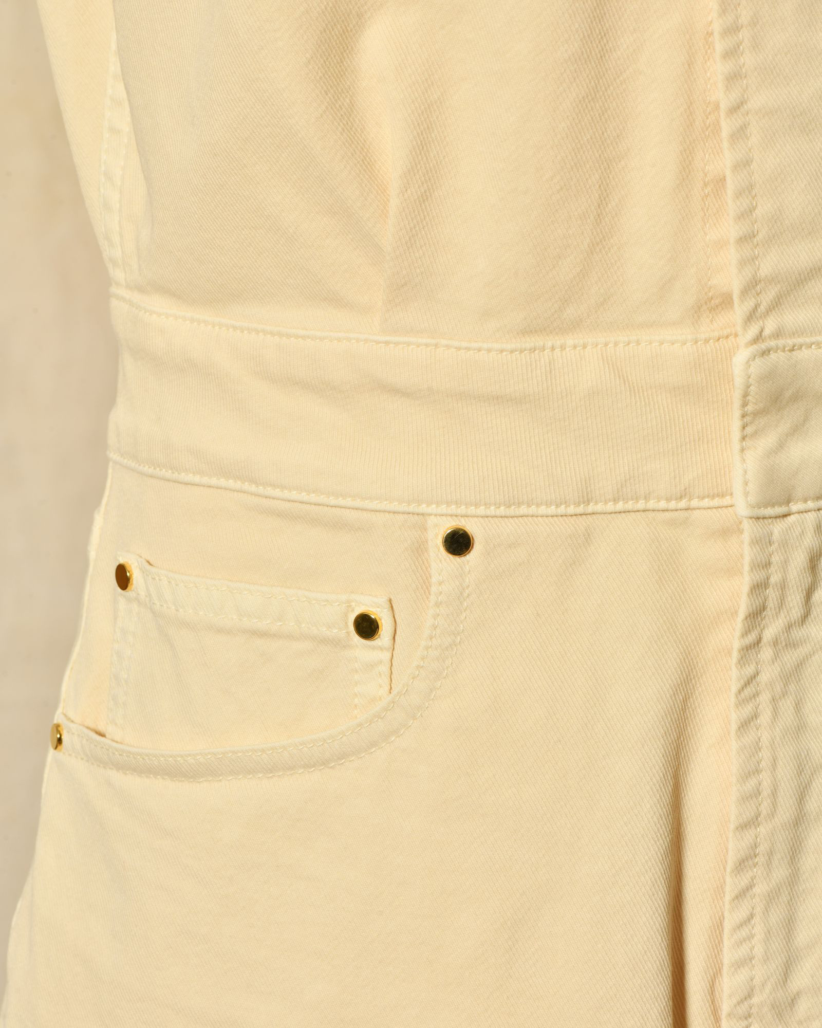 Robe en jean beige Lorena Antoniazzi