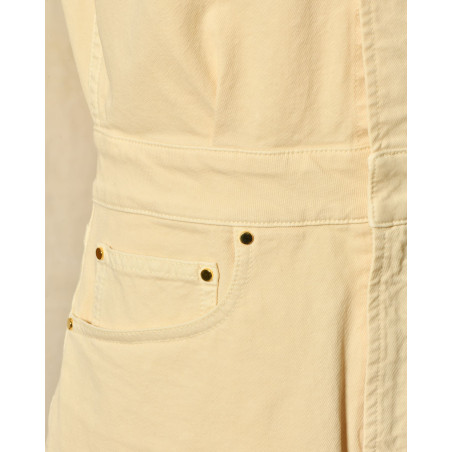 Robe en jean beige Lorena Antoniazzi