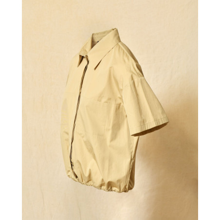 Chemise beige à taille resserrée Lorena Antoniazzi
