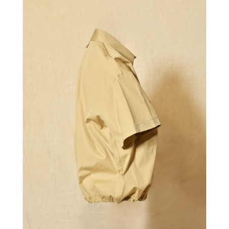 Chemise beige à taille resserrée Lorena Antoniazzi