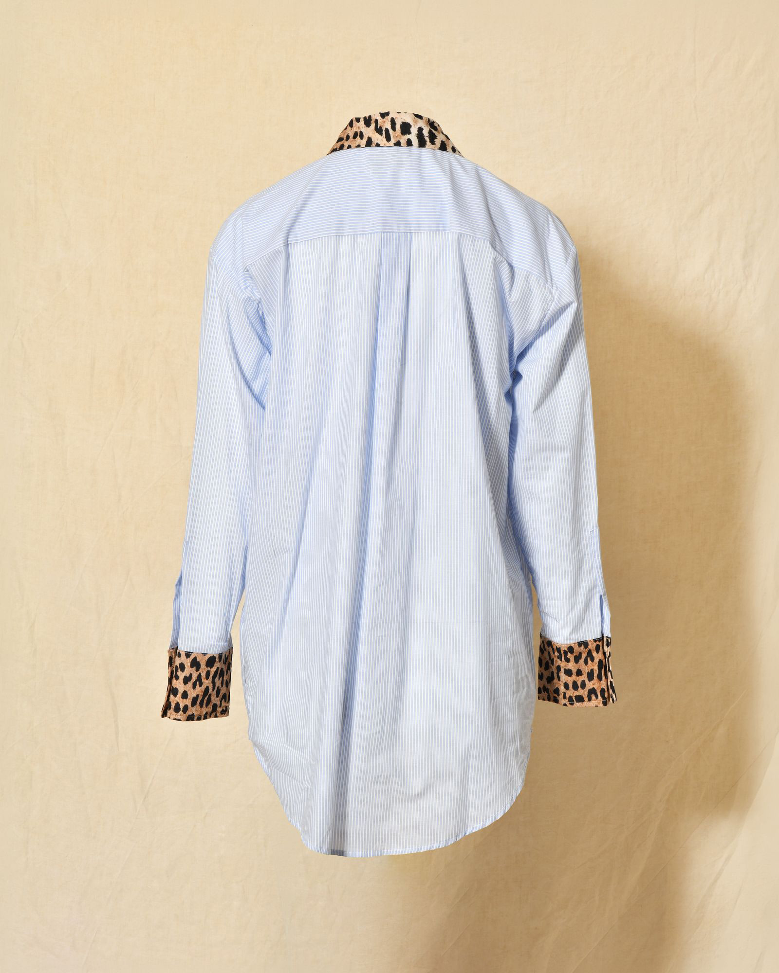 Chemise à rayures et motifs léopard Front Street