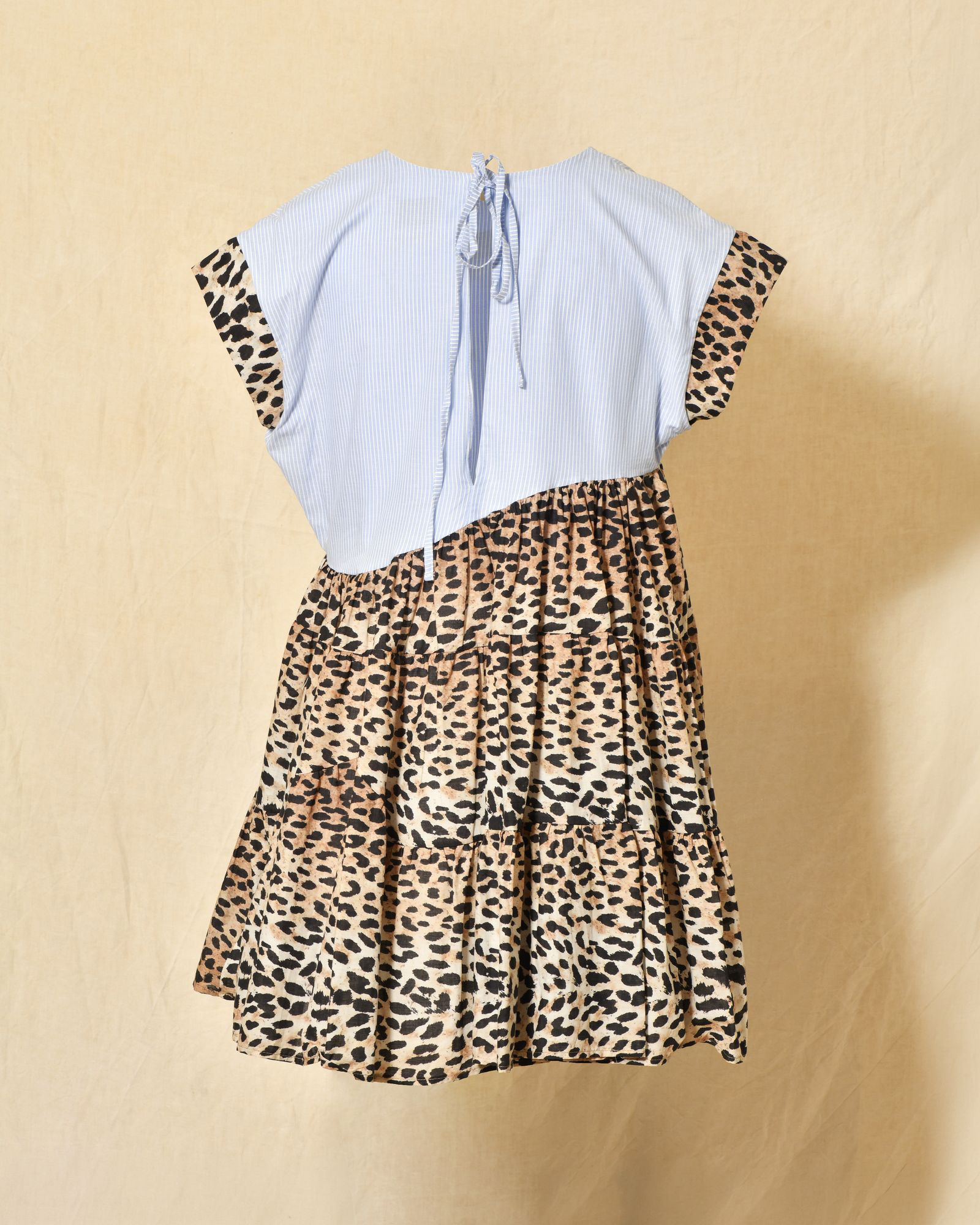 Robe à rayures et motifs léopard Front Street