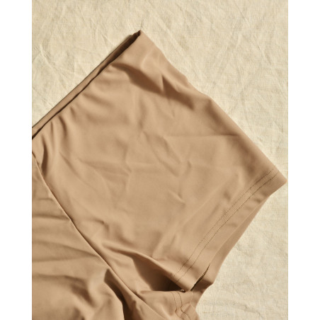 Pantalon à rayures et broderies fleuris Front Street