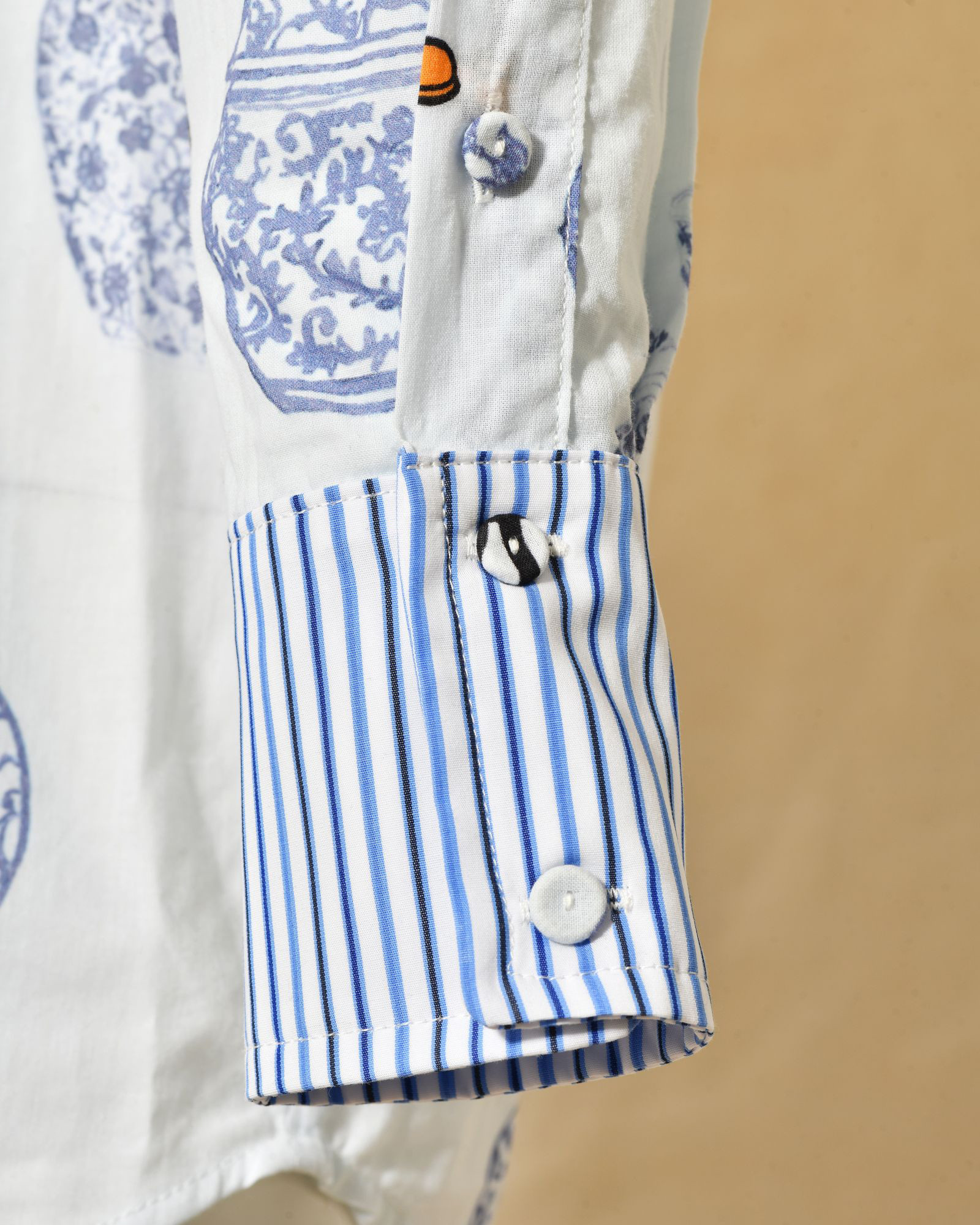 Chemise à imprimé bleu Mickey Front Street