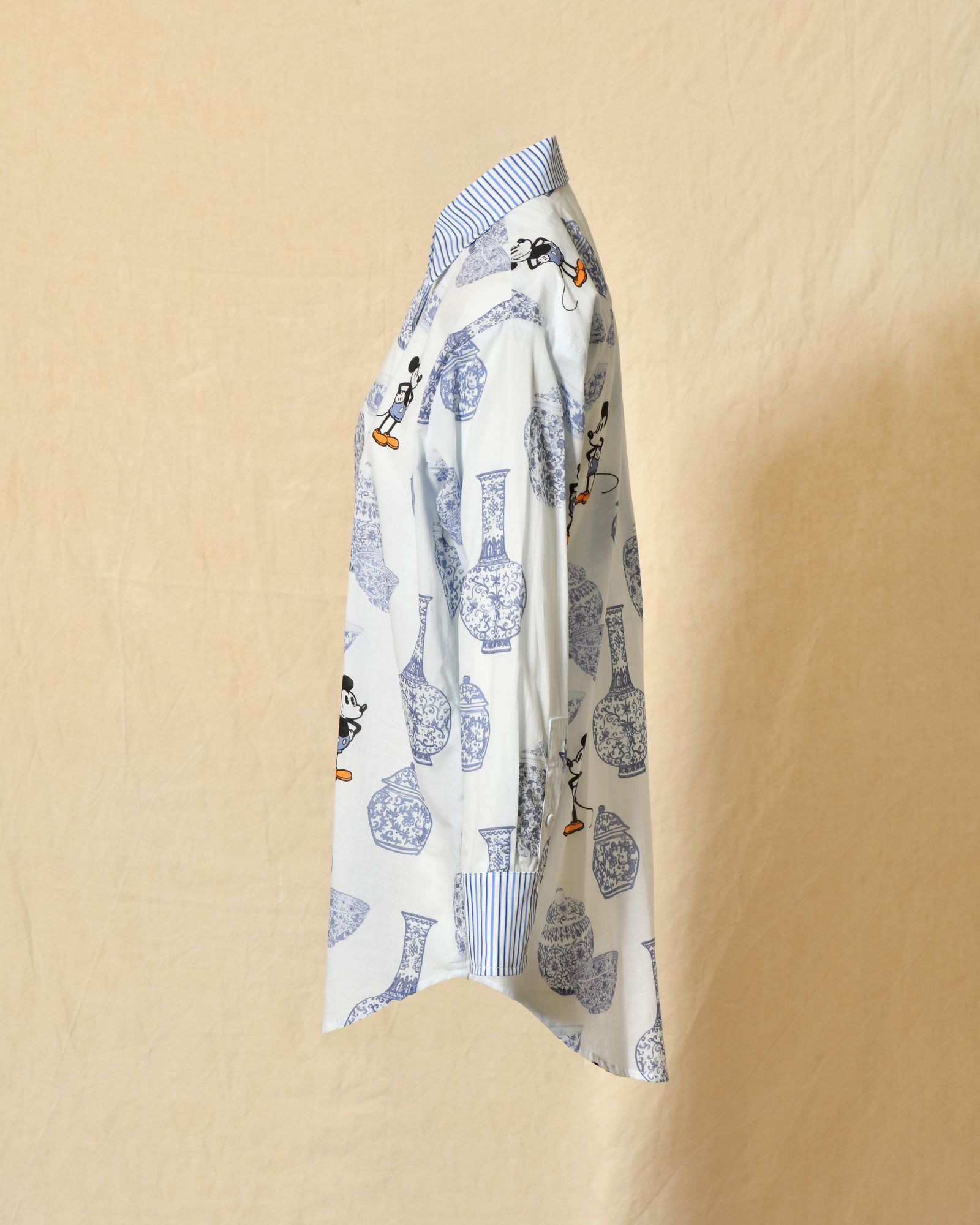 Chemise à imprimé bleu Mickey Front Street