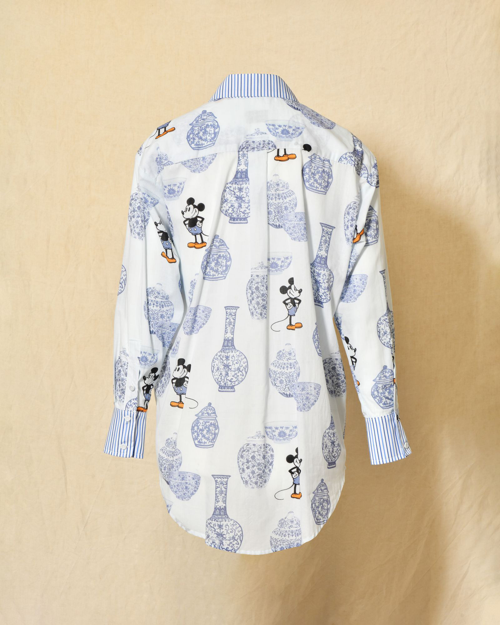 Chemise à imprimé bleu Mickey Front Street