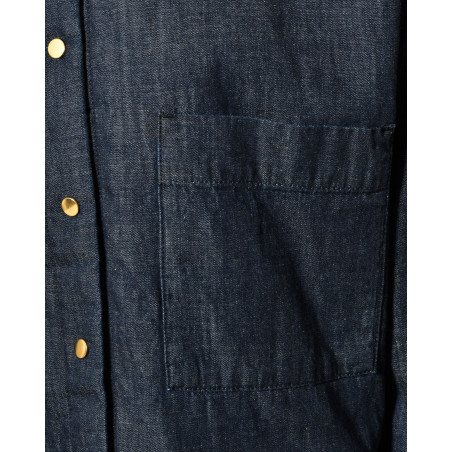 Veste chemise en denim brut Lorena Antoniazzi