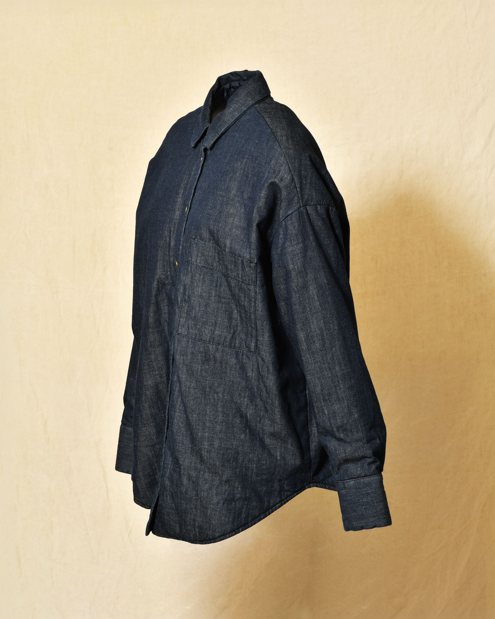 Veste chemise en denim brut Lorena Antoniazzi