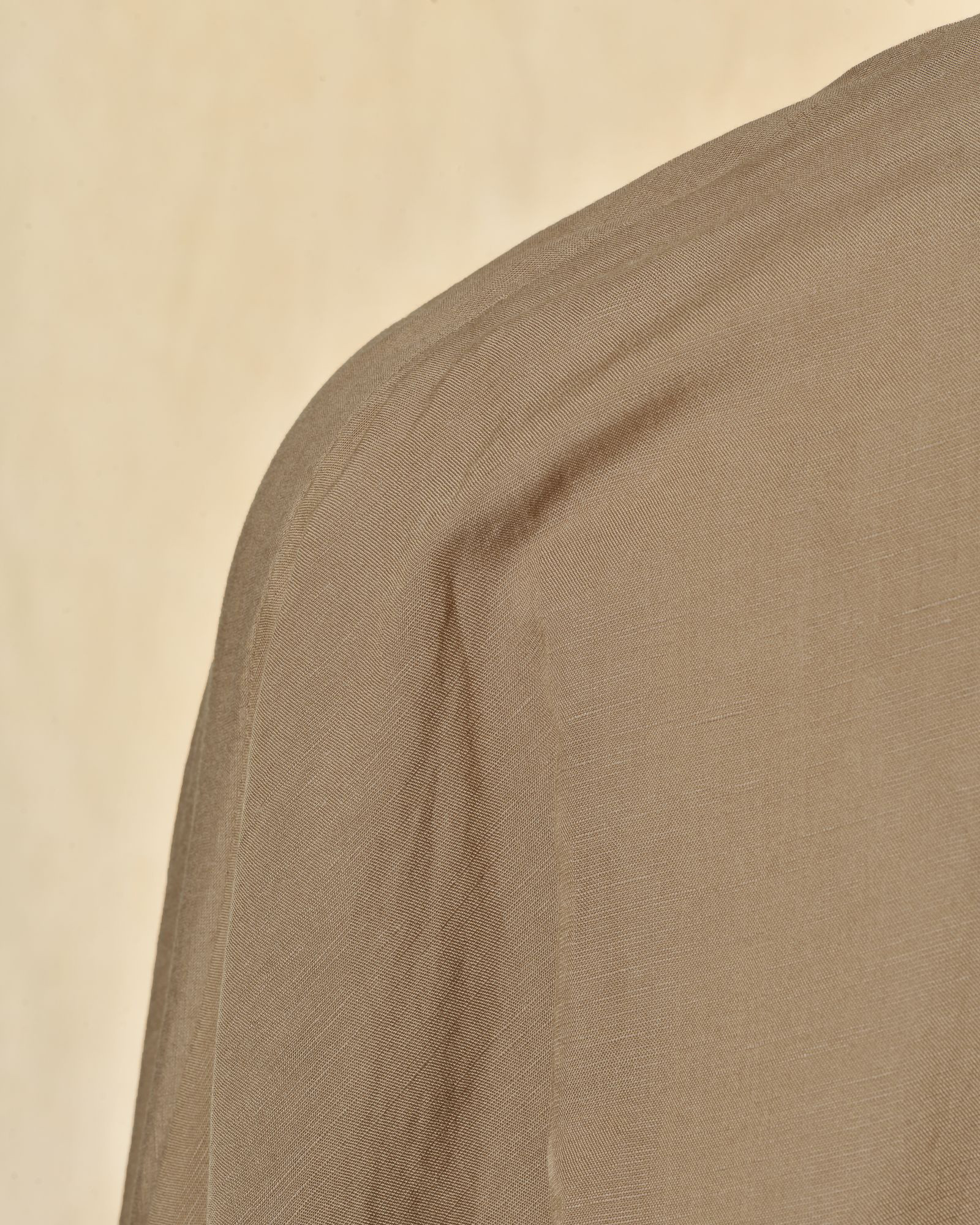 Chemise en lin taupe oversize Front Street
