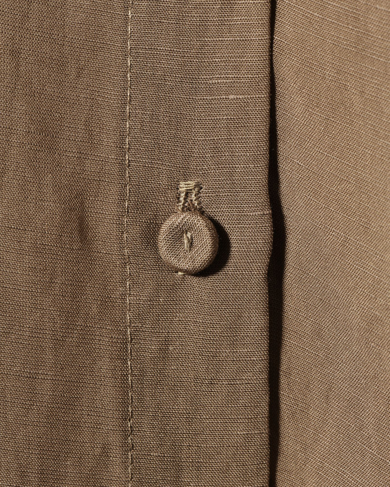 Chemise en lin taupe oversize Front Street