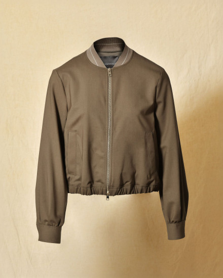 Veste bomber taupe Lorena Antoniazzi